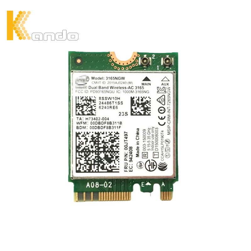 خرید ماژول وای فای WLAN Intel AC 3165 3165NGW - فروشگاه اینترنتی کندو