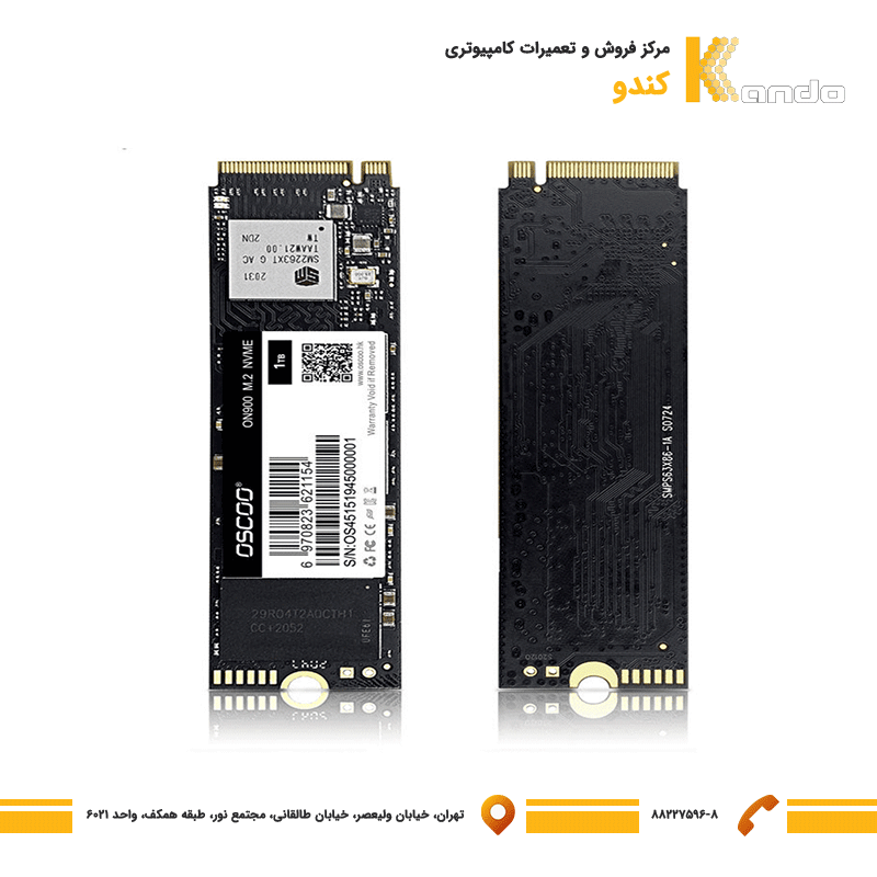 هارد اس اس دی اینترنال تک شیار اوسکو SSD M2 2280 Oscoo 1024Gb-1Tb